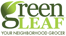 A theme logo of GreenLeaf Market