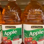 apple juice large bottle 2 for $3