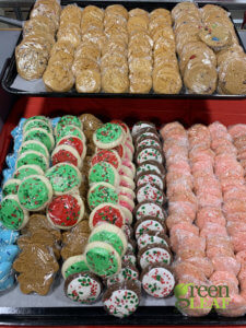 Christmas cookies at GreenLeaf Market