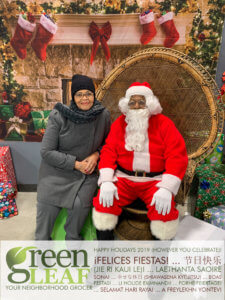 GreenLeaf Market Holiday Event with Santa Clause Photos