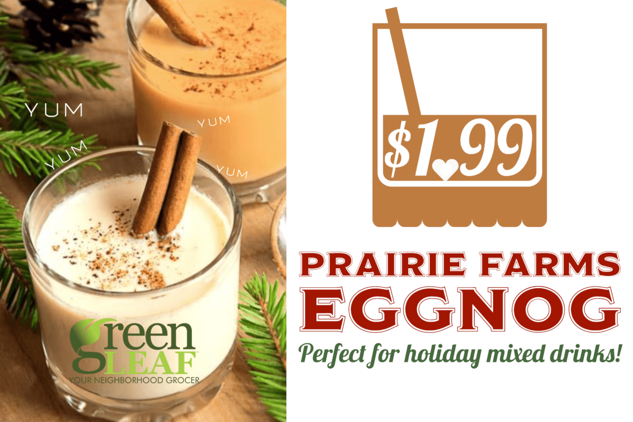 Prairie Farms EggNog at GreenLeaf Market